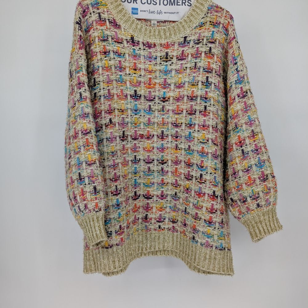 Stellah Multicolor Knit Sweater - Picture 4 of 6